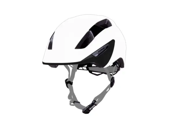 Helm FORCE AKITA Kinder, weiß-schwarz XS-S.