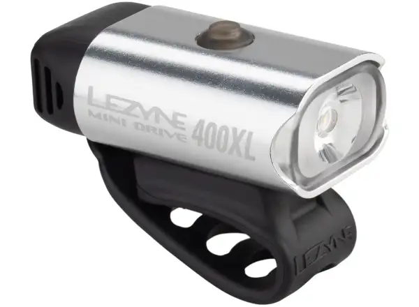 Lezyne Mini Drive 400 Frontlicht poliert/hoher Glanz