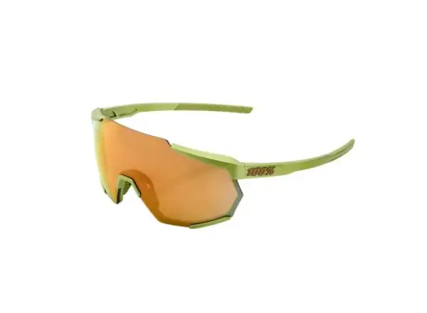 100% Rennbrille Matte Metallic Viperidae/Bronze Multilayer Mirror Lens