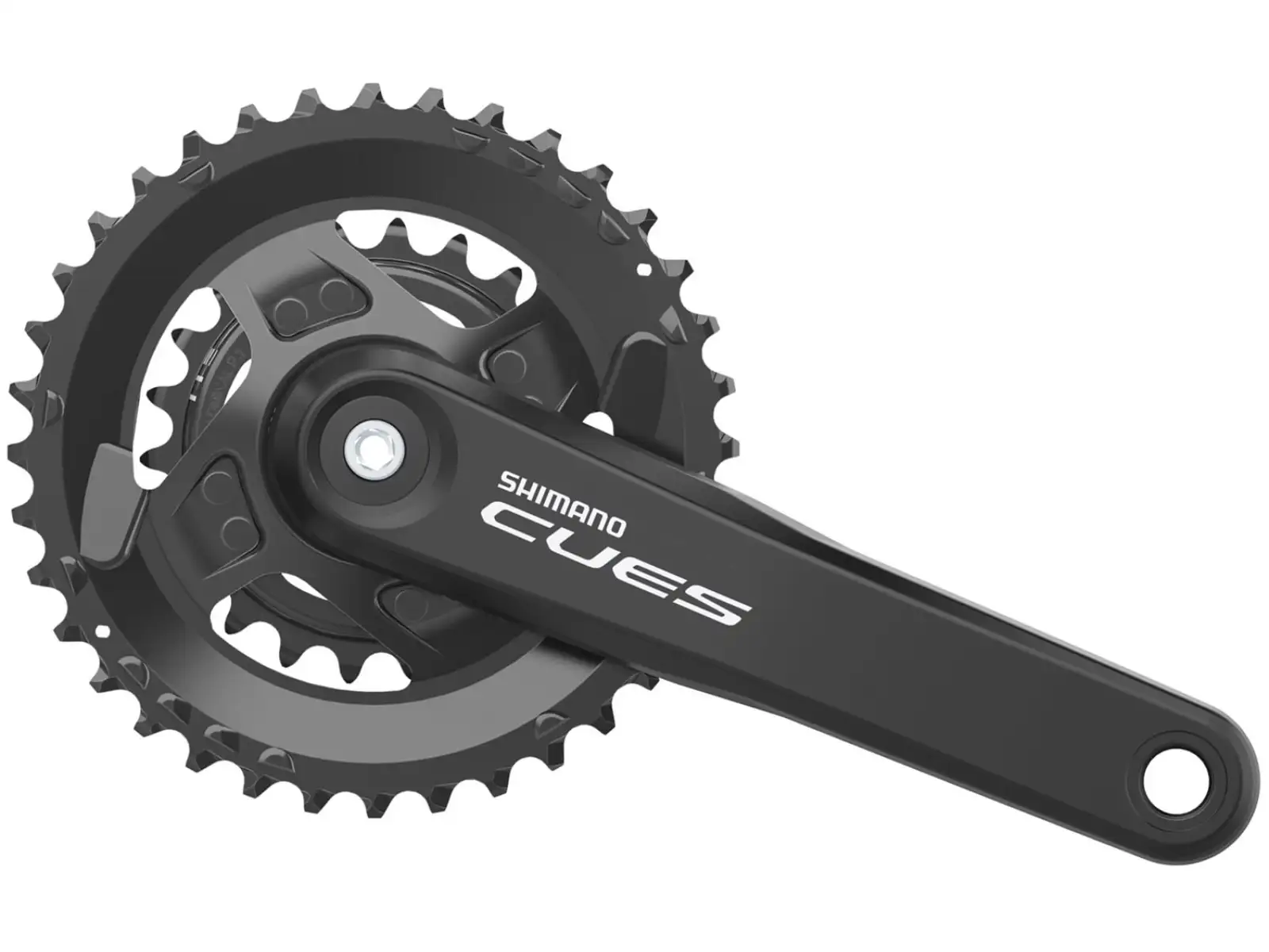 Shimano CUES FC-U4010-2 Kurbelgarnitur 9/10/11-fach, 36/22 Zähne.