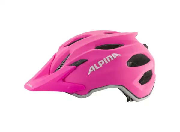 Alpina Carapax JR. Fahrradhelm Shocking Pink Matt