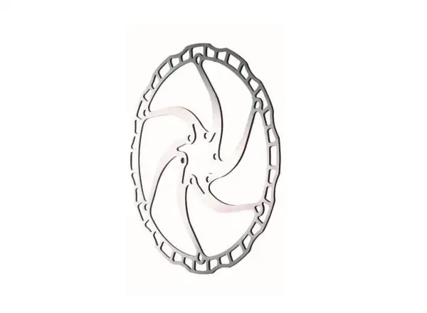 Quaxar Lynx Bremsscheibe 180 mm Silber