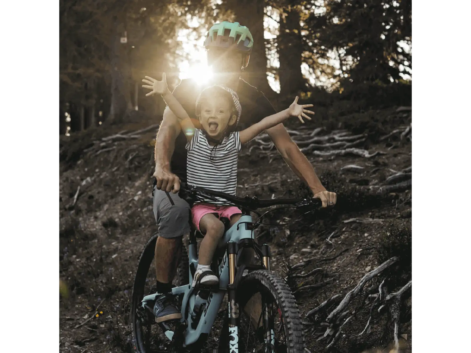 Kids Ride Shotgun Kindersitz für den Rahmen