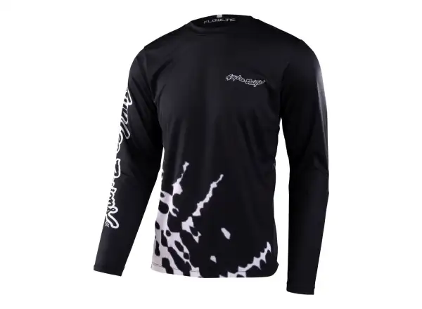 Troy Lee Designs Flowline Big Spin Herren Langarmshirt Schwarz