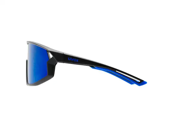 Uvex Skyryse Sonnenbrille Black Matt/Mirror Blue