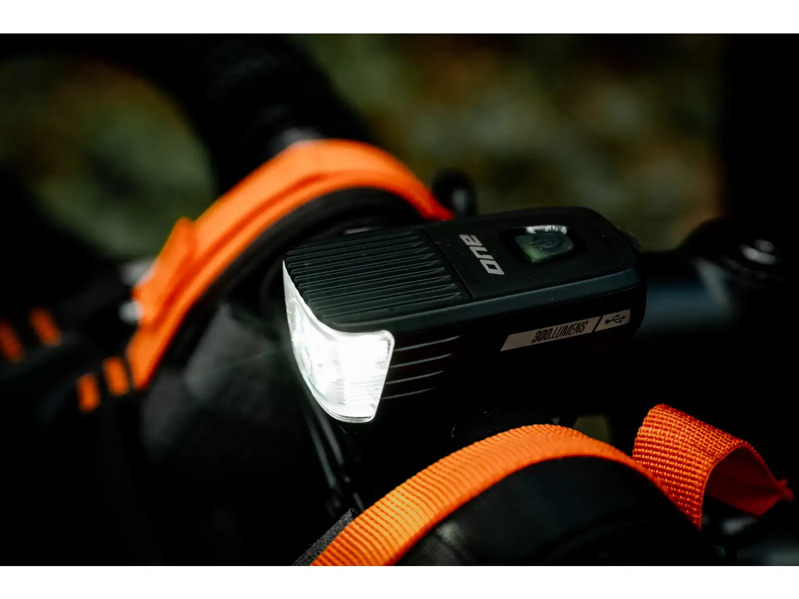 One Bikeparts F.Light 50 Licht black/grey