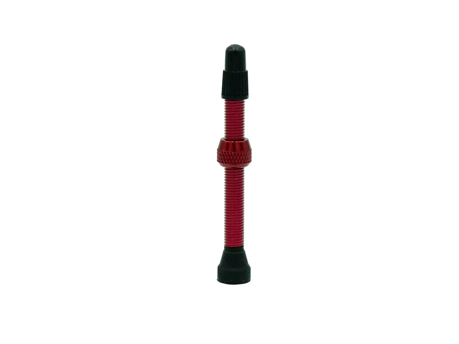 No Tubes Universal Tubeless Alu Ventile 55 mm - Paar rot