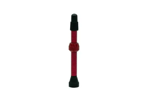 No Tubes Universal Tubeless Alu Ventile 55 mm - Paar rot