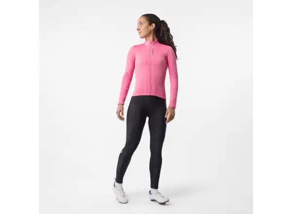 Castelli Sinergia 3 Damen-Trikot Langarm Rosa giro