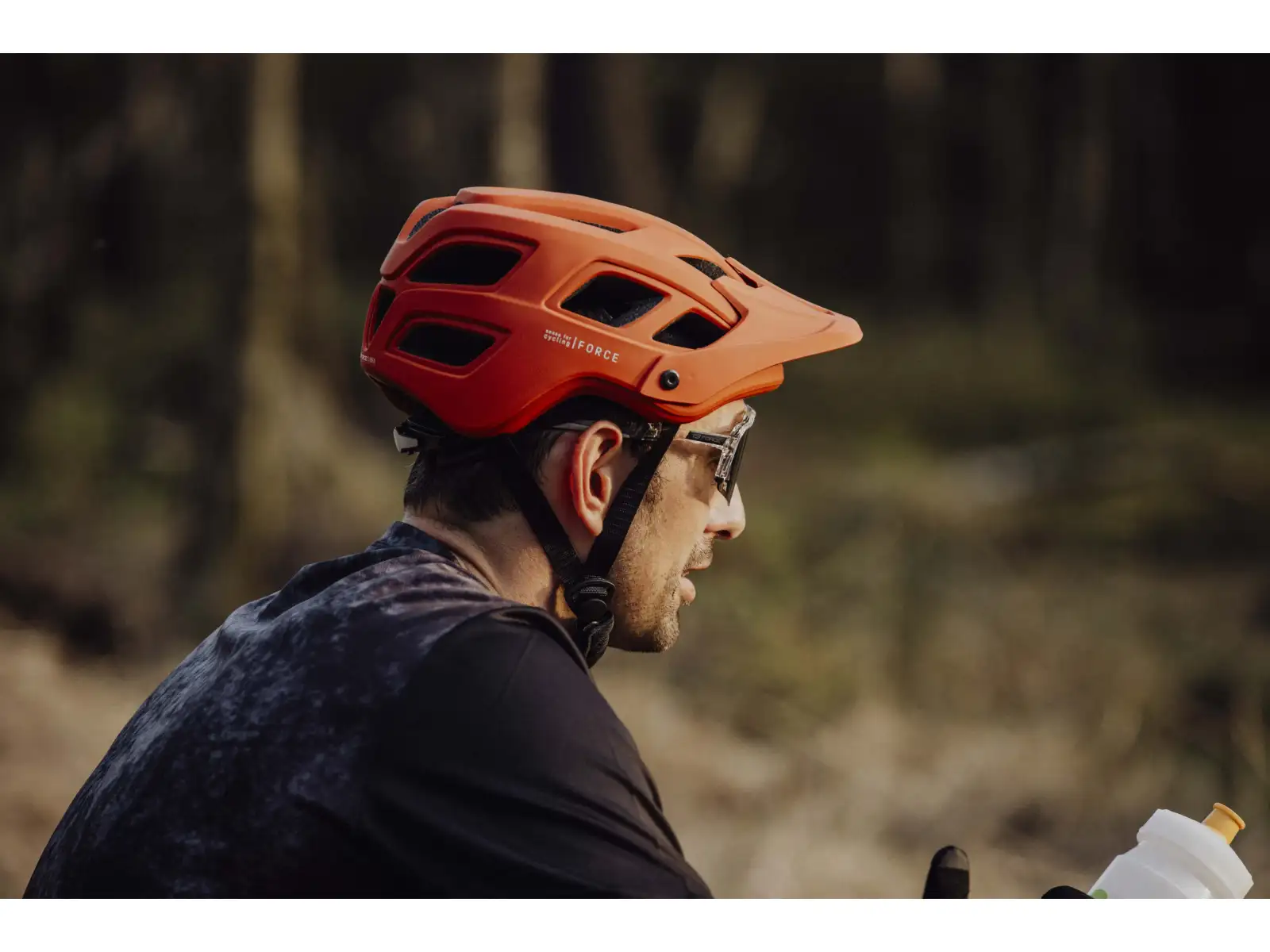 Force Ibex MTB Helm orange matt