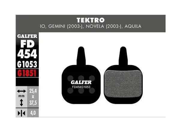 Galfer FD454 Standard G1053 Bremsscheiben für Tektro