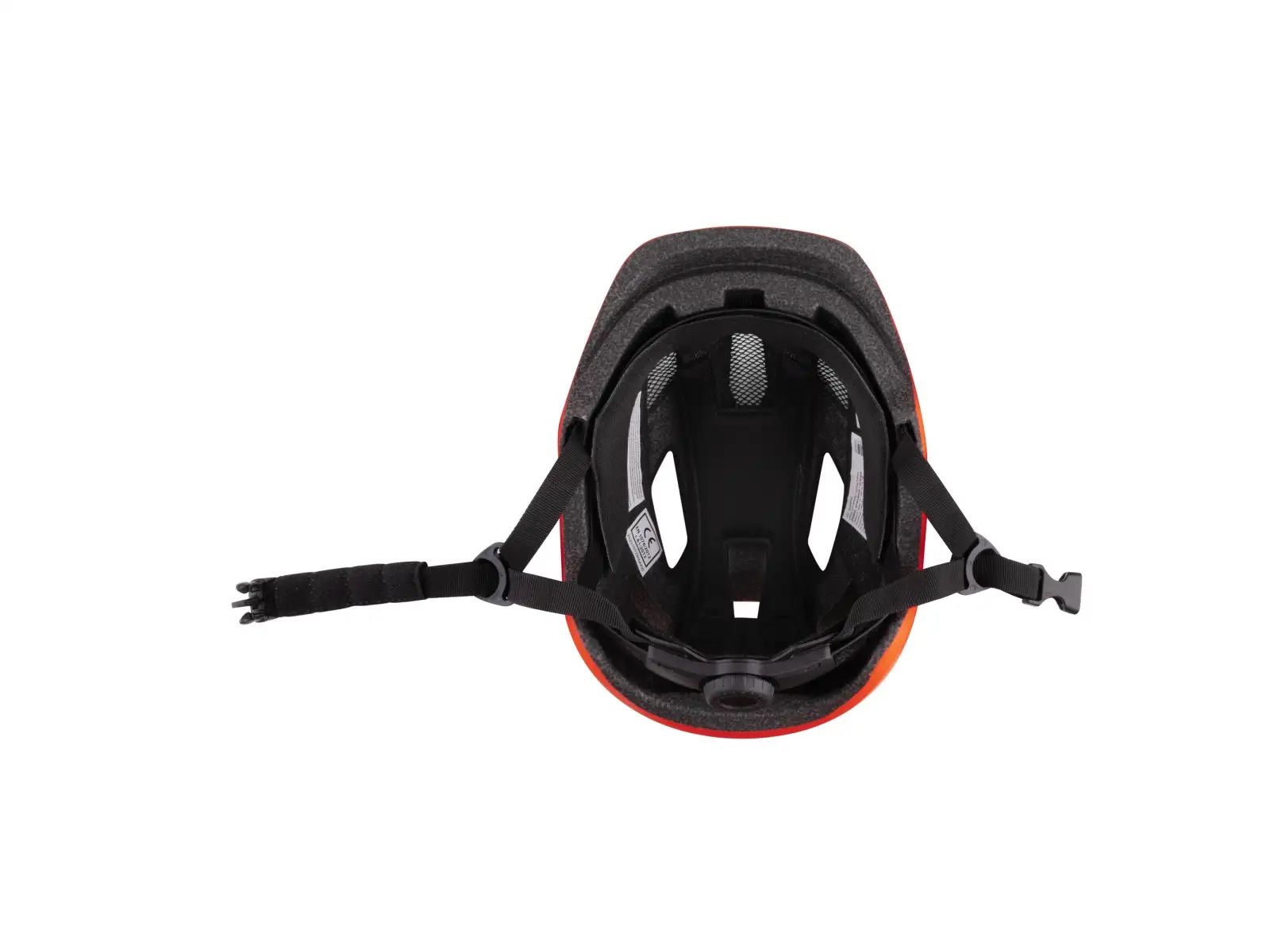 Force Zebu Kinderhelm mit Rücklicht orange