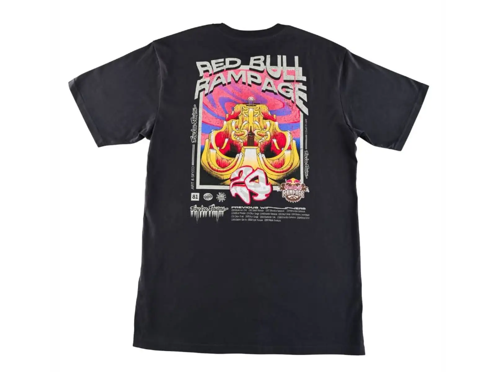 Troy Lee Designs x Red Bull Rampage Mind Melt Herren T-Shirt Kurzarm Coal