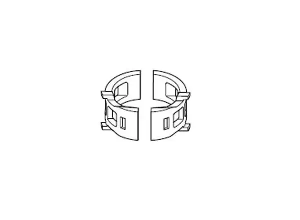 Shimano Adapter für Umwerfer von 34,9 auf 28,6 mm