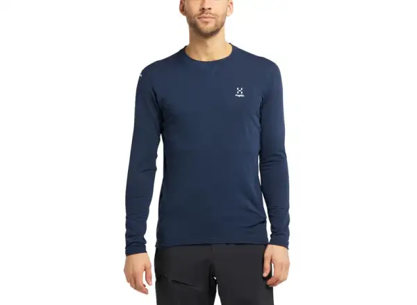 Haglöfs L.I.M Mid Roundneck Herren Langarmshirt Dunkelblau