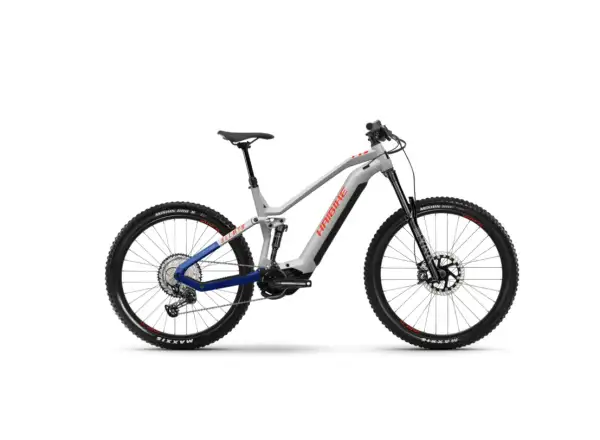 Haibike AllMtn 7 Fully Electric Bike Grau/Blau/Rot Glanz