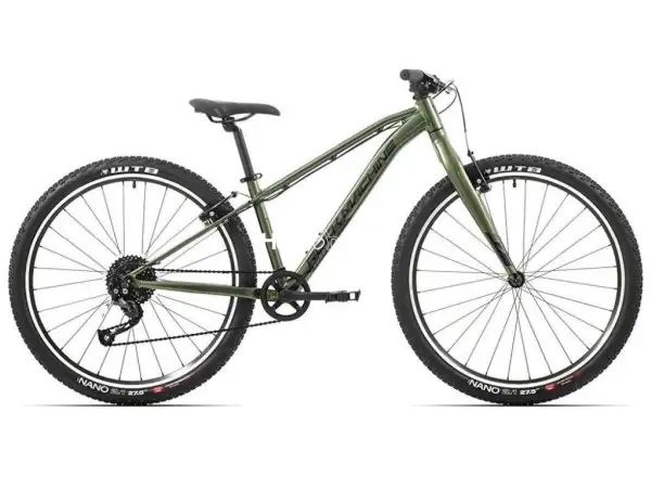 Rock Machine Thunder 27 VB Kinder-Mountainbike Gloss Metallic Khaki/Pearl Black