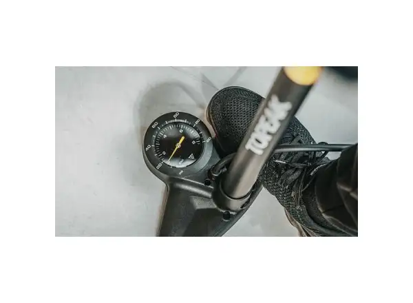 Topeak JoeBlow Urban EX Werkstatt-Pumpe Schwarz/Gelb