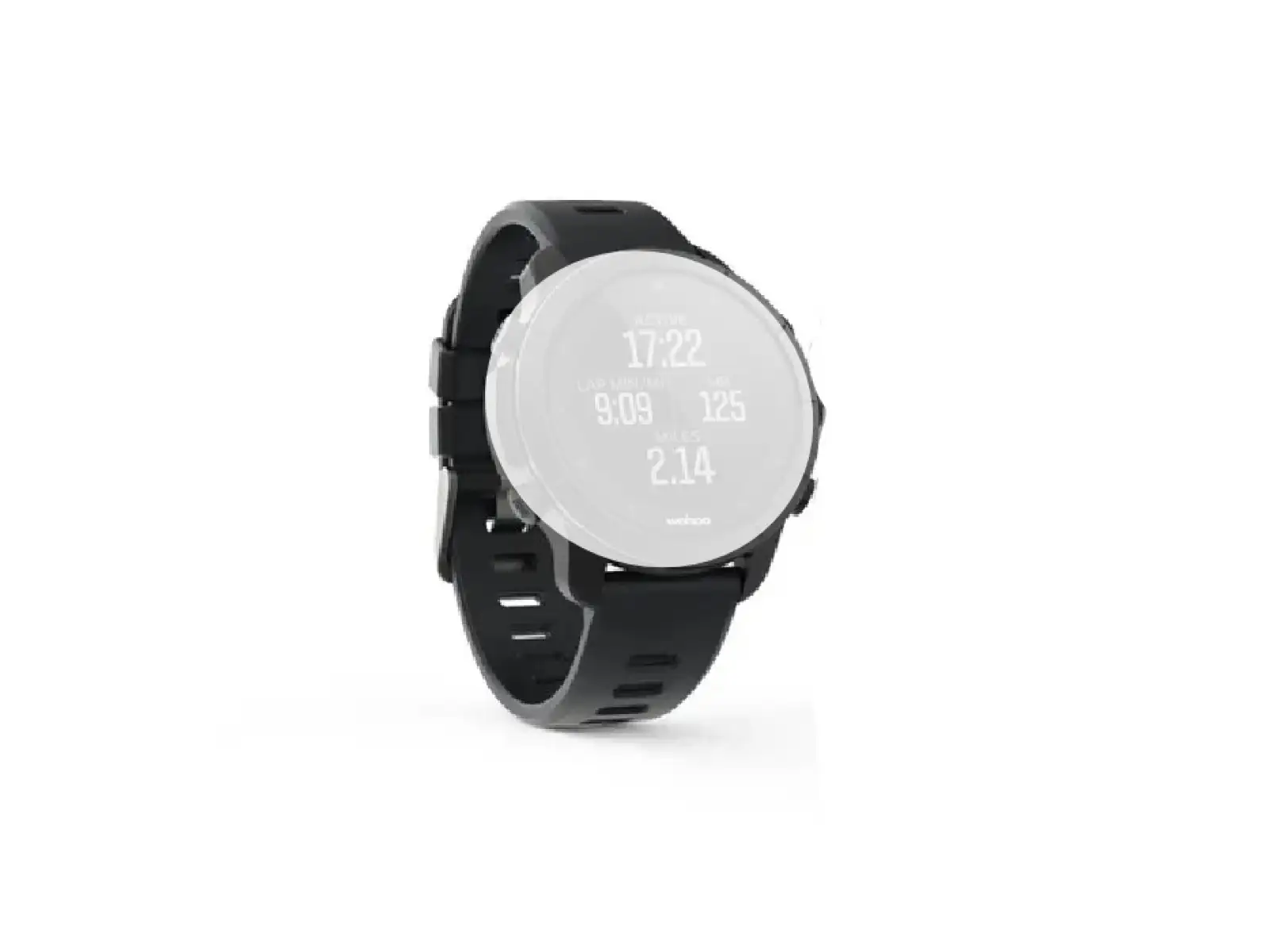 Wahoo Ersatzarmband für Sportuhr Wahoo Stealth Grey