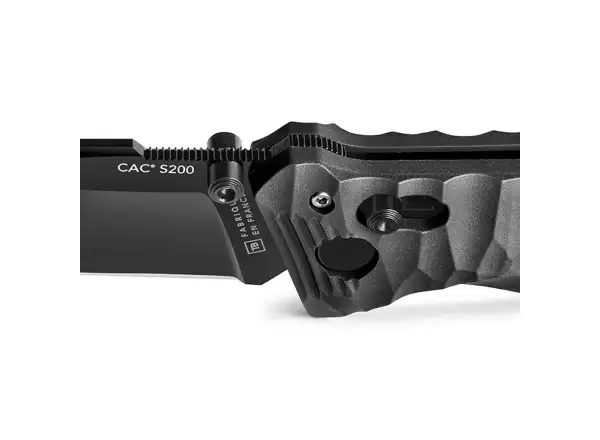 TB Outdoor CAC S200 Französische Armee PA6 FV Messer Textur schwarze