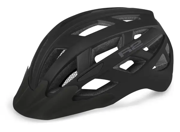 R2 Lumen Fahrradhelm schwarz matt
