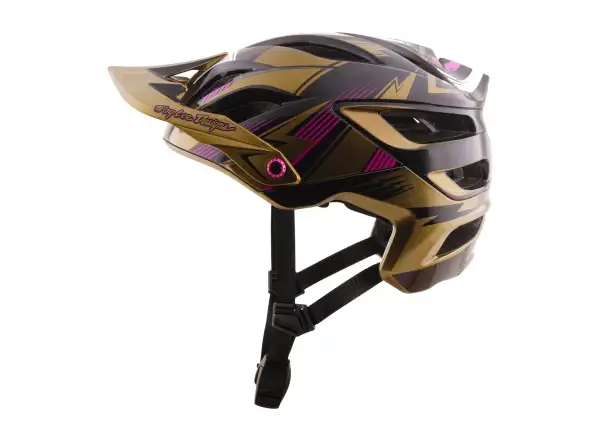 Troy Lee Designs A3 MIPS Cyclops Helm Gold/Black