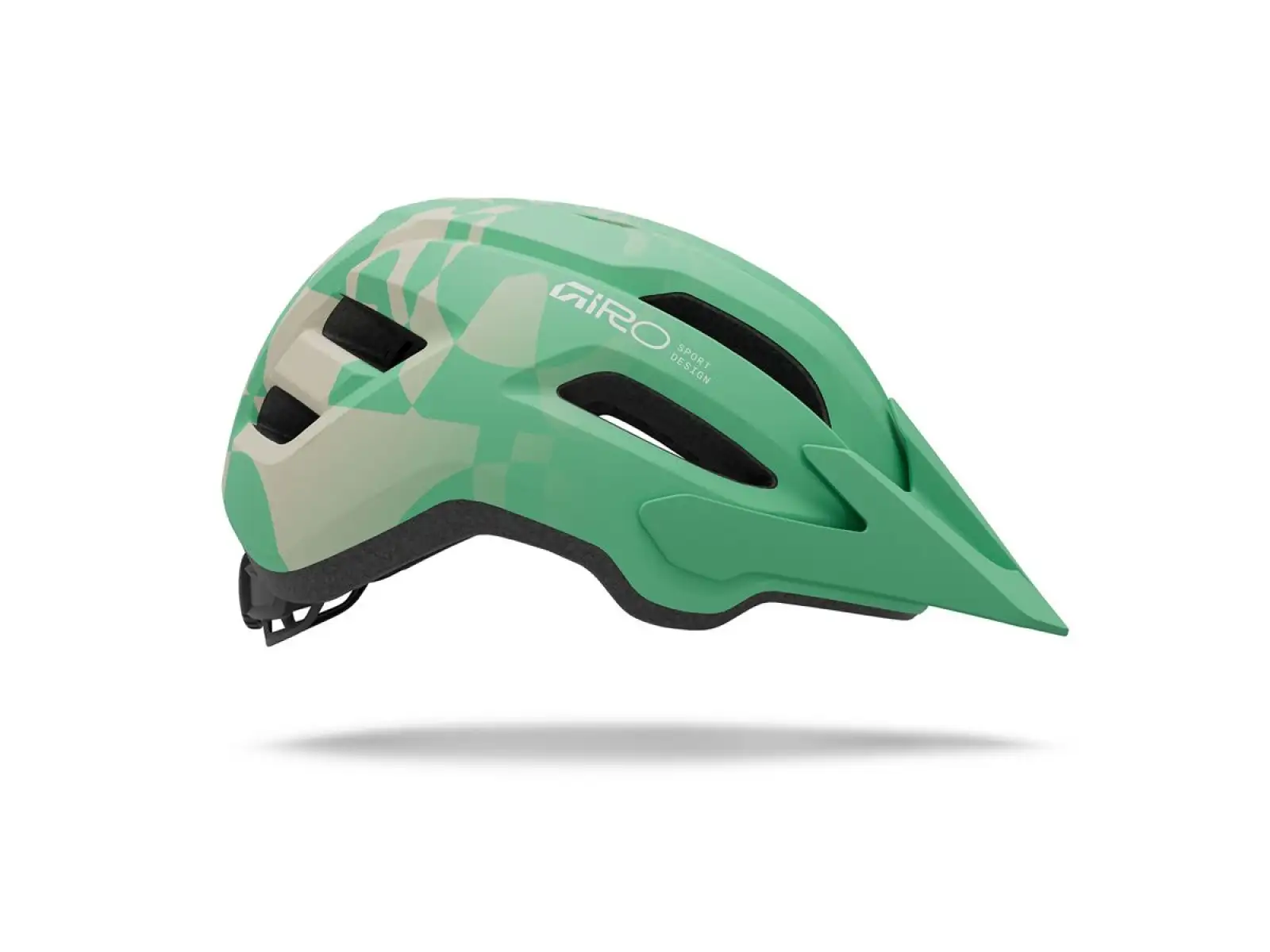 Giro Fixture II MIPS Youth Kinderhelm Mat Green Rush