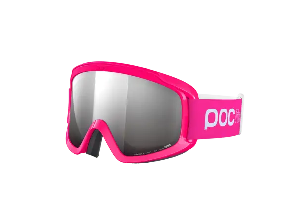 POC POCito Opsin Kinder-Skibrille Fluorescent Pink/Partly Sunny Silver