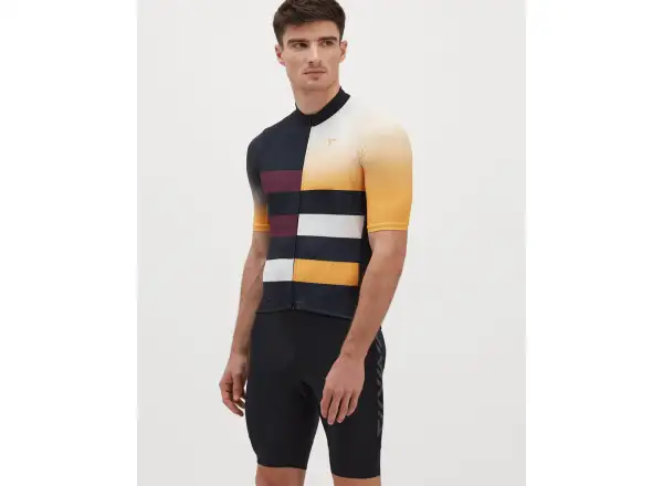 Silvini Mazzano Herren Kurzarmtrikot schwarz/gelb