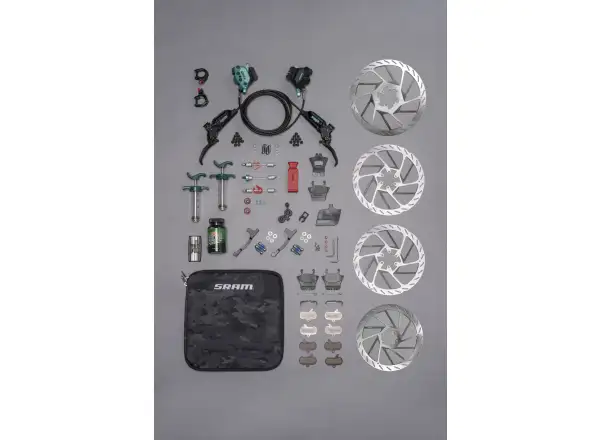 Sram Maven Ultimate Stealth Teal Splatter Expert Kit Scheibenbremsensatz