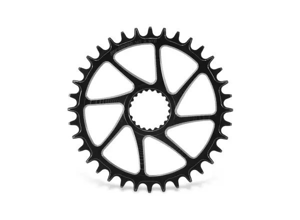 Garbaruk Round MTB Kettenblatt für Shimano 7100/8100 in Blau.