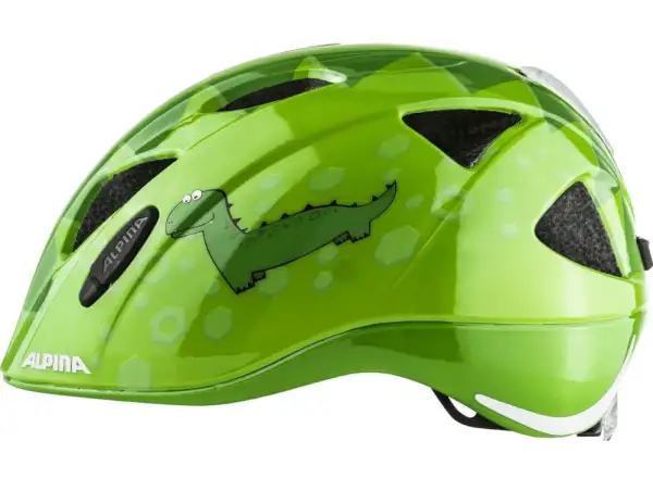 Alpina Ximo Flash Kinderhelm Green Dino