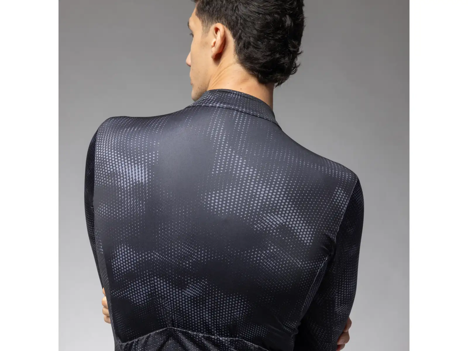 Alé PR-E Spray Herren Langarmtrikot schwarz