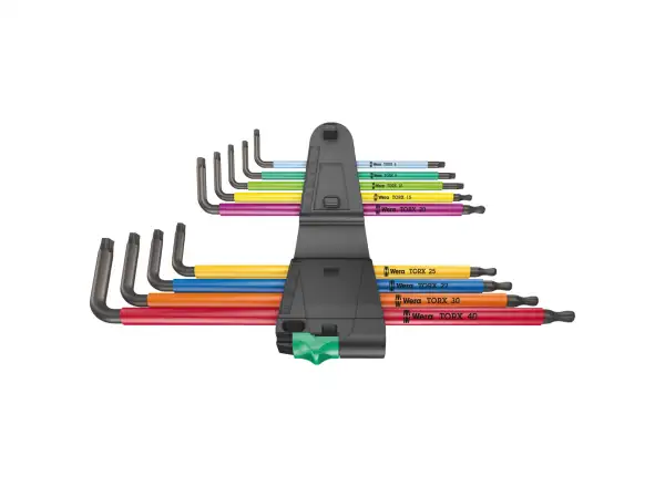Wera 967/9 TX XL Multicolour 1 TORX L-Schlüssel lang Set 9 Stk.