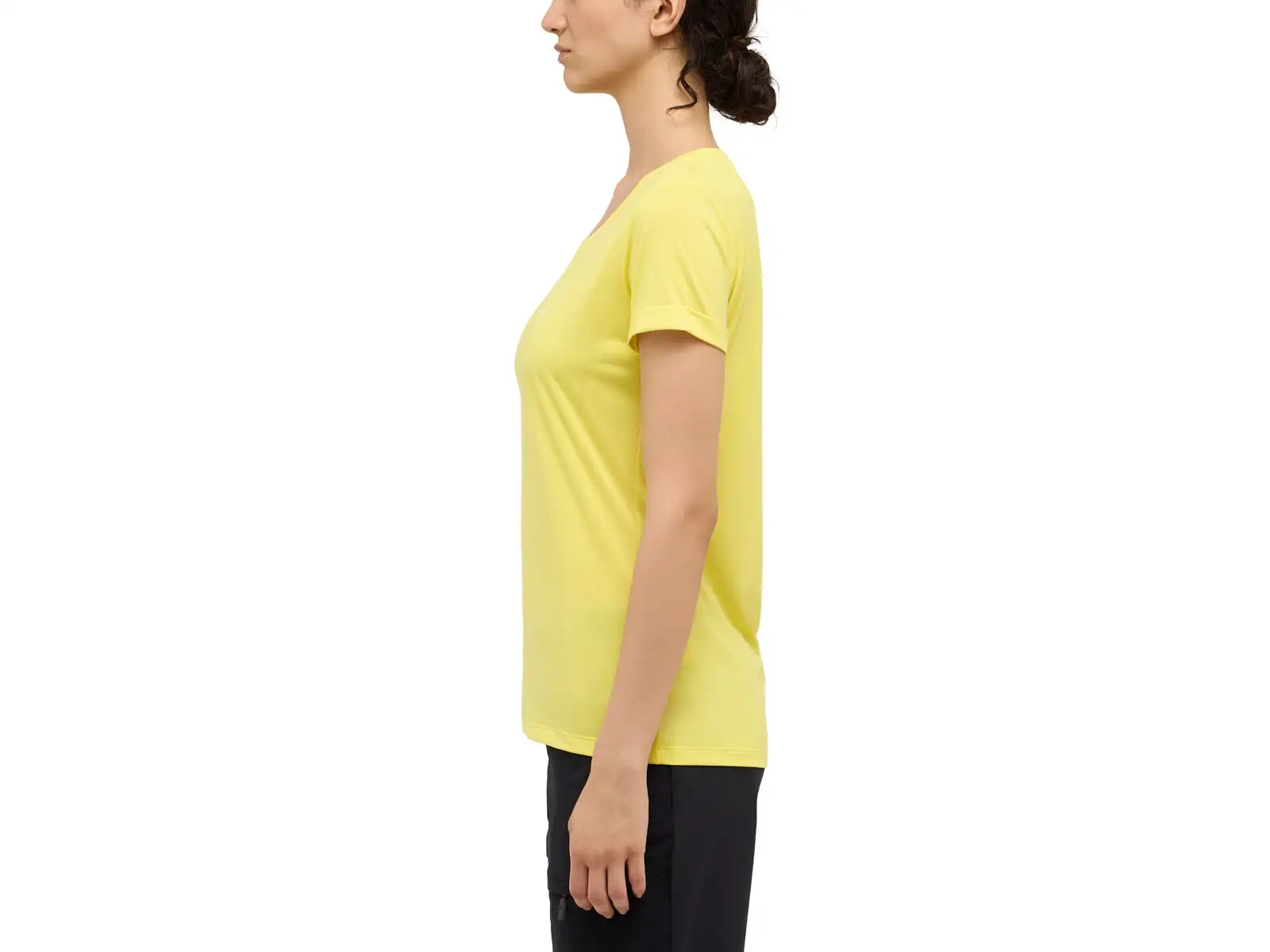 Haglöfs Ridge Hike Damen T-Shirt kurze Ärmel gelb