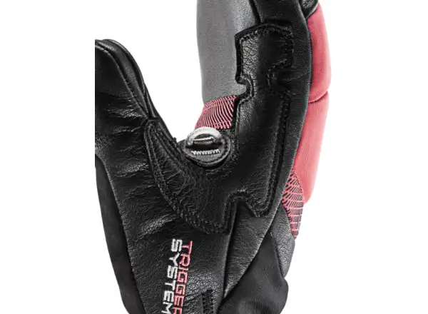 Leki Griffin Base 3D Women Mitt Damenhandschuhe Black-Rose