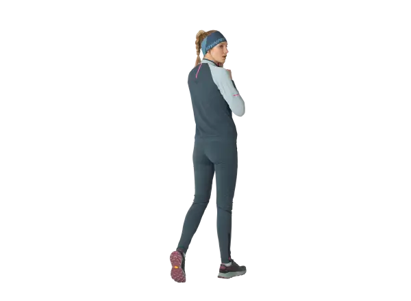 Dynafit Alpine 1/2 Zip Damen Langarmshirt Himmelblau
