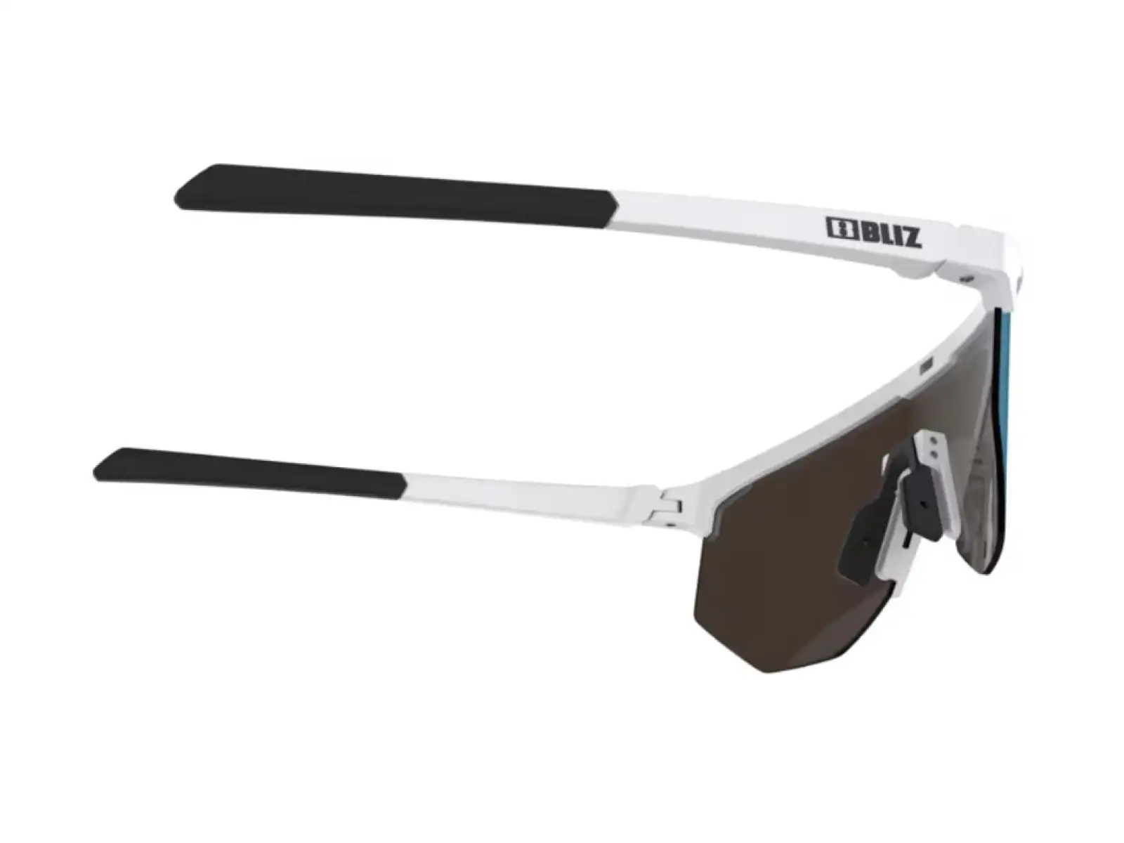 Bliz Hero Small Brille White/Brown Blue