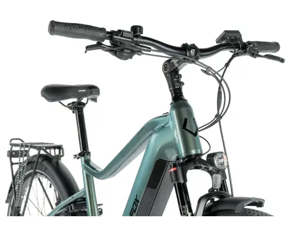 Leader Fox Denver 28 Herren-Trekking-E-Bike grün