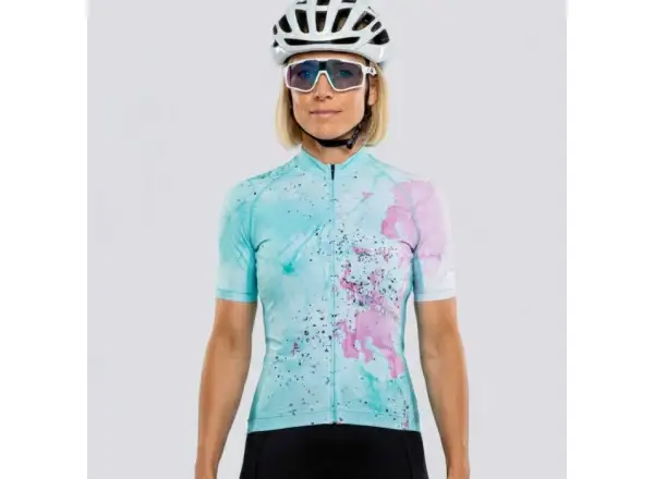 Silvini Calnia Damen-Trikot Kurzarm Cloud/Ocean
