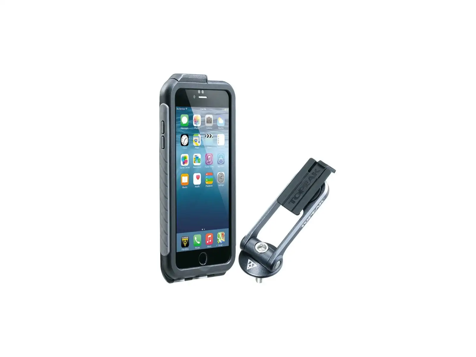 Topeak Weatherproof Ridecase Hülle für iPhone 6 Plus Schwarz/Grau