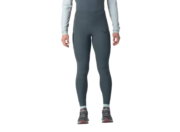 Dynafit Warm ultra Damen Laufleggings Cinder/Black Out