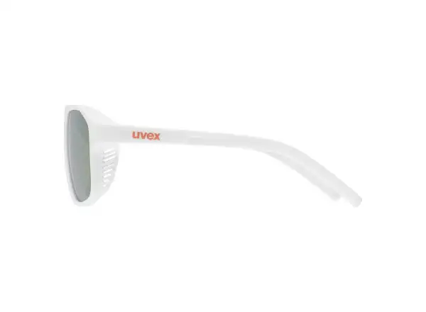 Uvex Kinder Sportbrille Cosmic White Matt/Mir. Red