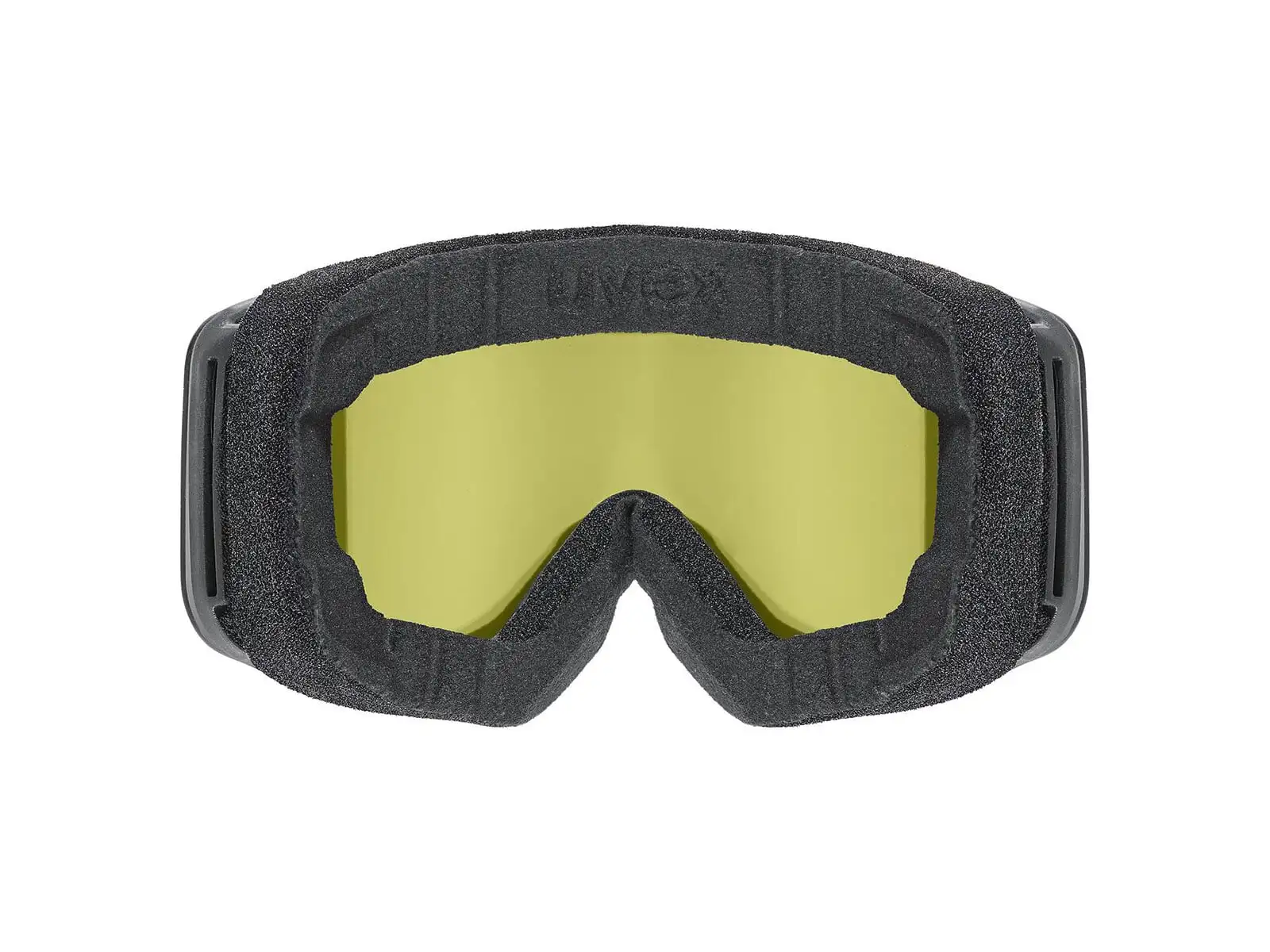 Uvex Pwdr Fm Kinder Skibrille Black Matt DL/Ruby On Green