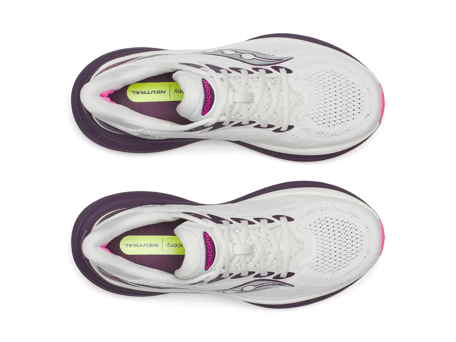 Saucony Triumph 24 Damen-Laufschuhe Quartz/Eggplant