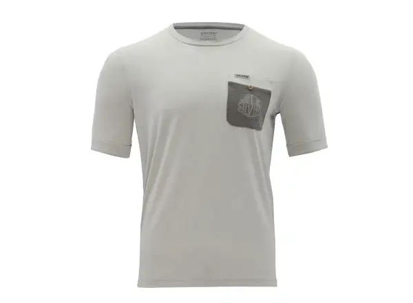 Silvini Calvisio Herren T-Shirt mit kurzen Ärmeln in Cloud/Grau.