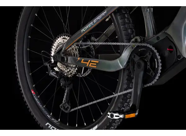 4ever Powerstream Pro Vollgefedertes E-Bike Chameleon/Bronze