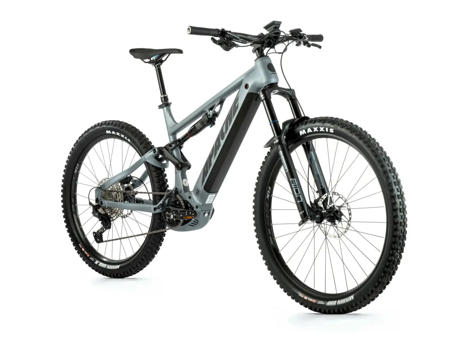 Apache Quruk 1 Vollgefedertes E-Bike (Bosch 1000 Wh) Dunkelgrau