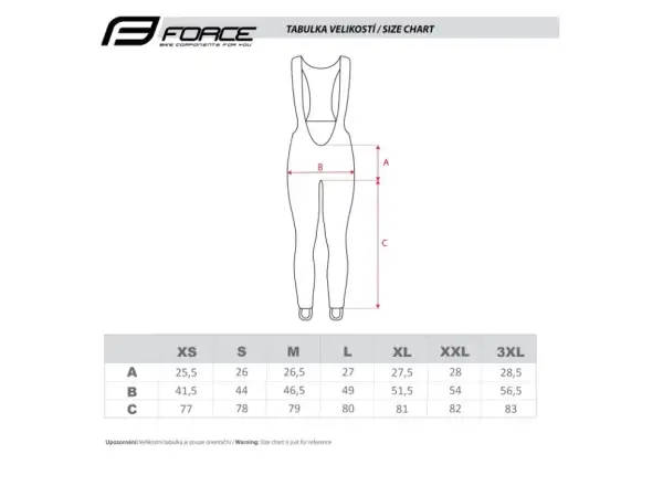 Force Bright Herrenhose mit Latz Schwarz