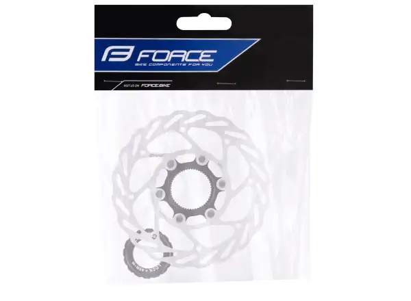 Force Center Lock 140 mm Bremsscheibe Silber